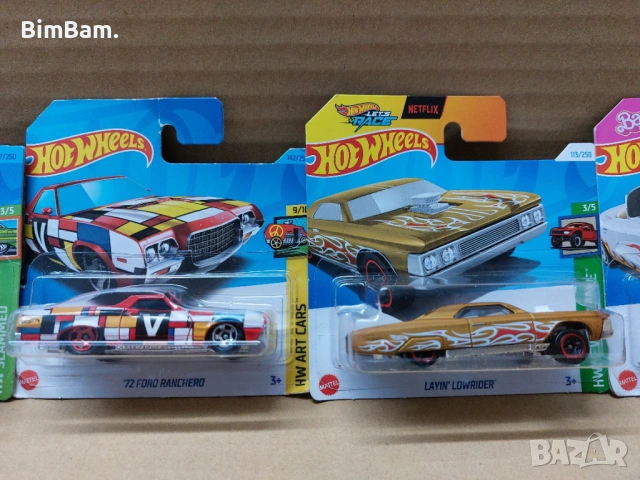 Колички Hot Wheels / Хот Уилс - 10 модела / 006, снимка 12 - Коли, камиони, мотори, писти - 51571811