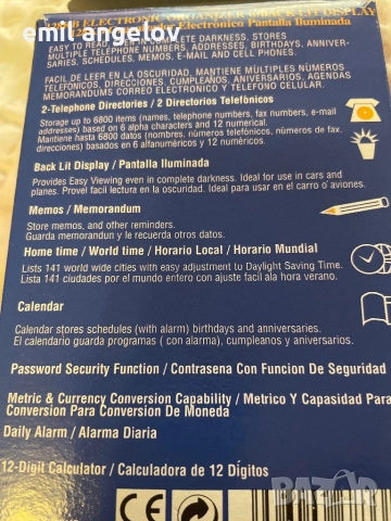 Електронен бележник Citizen, снимка 6 - Друга електроника - 52523078