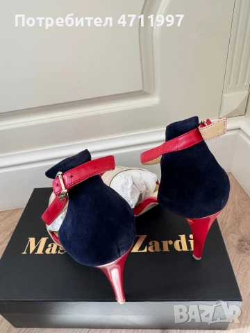 Дамски обувки на ток Massino Zardi - нови с кутия , снимка 7 - Дамски обувки на ток - 53136068