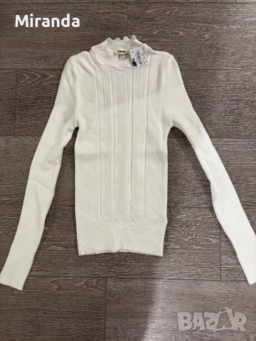 Koton бял пуловер М