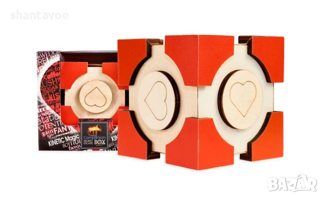 Ескейп кутия дървен пъзел Сърце, снимка 5 - Романтични подаръци - 53711939
