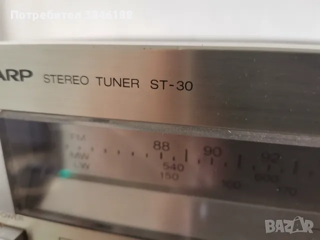 Sharp RT-30 Cassette Deck+SHARP STEREO TUNER ST-30, снимка 3 - Аудиосистеми - 47300218