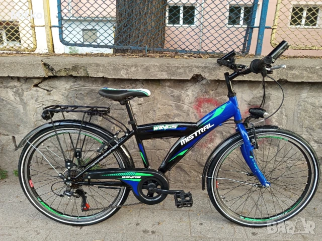 24 цола алуминиев велосипед с 7 скорости усилени капли като нов в перфектно състояние , снимка 2 - Велосипеди - 50740978