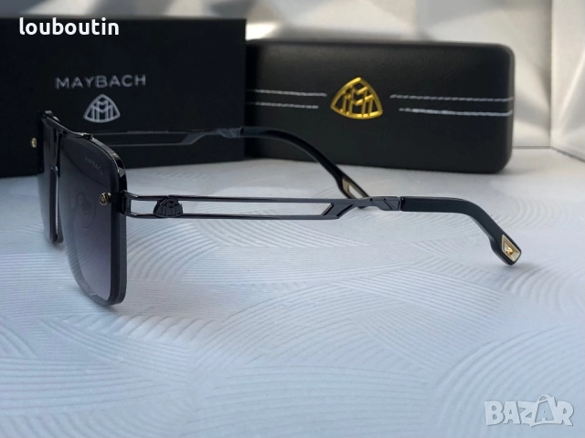 Мъжки слънчеви очила правоъгълни 4 цвята Maybach, снимка 17 - Слънчеви и диоптрични очила - 51706452