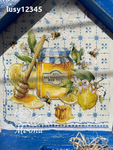 Свежа, лимонова къщичка!, снимка 3 - Декорация за дома - 53657391