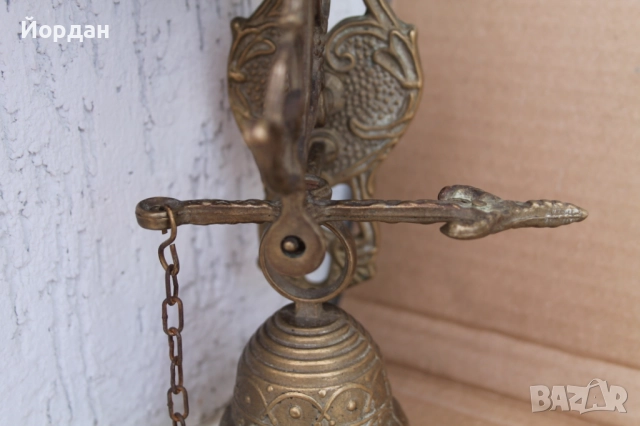 Бронзова камбана за входна врата , снимка 6 - Антикварни и старинни предмети - 51811179