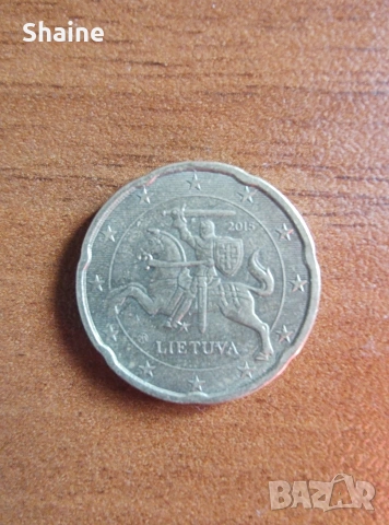 20 евроцента Литва 