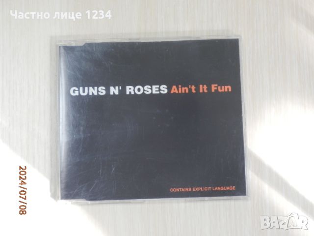 Guns N'Roses - Ain't It Fun - 1993 - maxi single, снимка 1 - CD дискове - 46532477