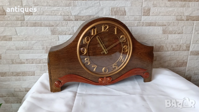 Стар руски каминен часовник - ВЕСНА / VESNA - 1975г., снимка 8 - Антикварни и старинни предмети - 54105702