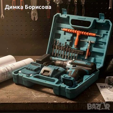 Комплект бормашина, снимка 4 - Бормашини - 52355413