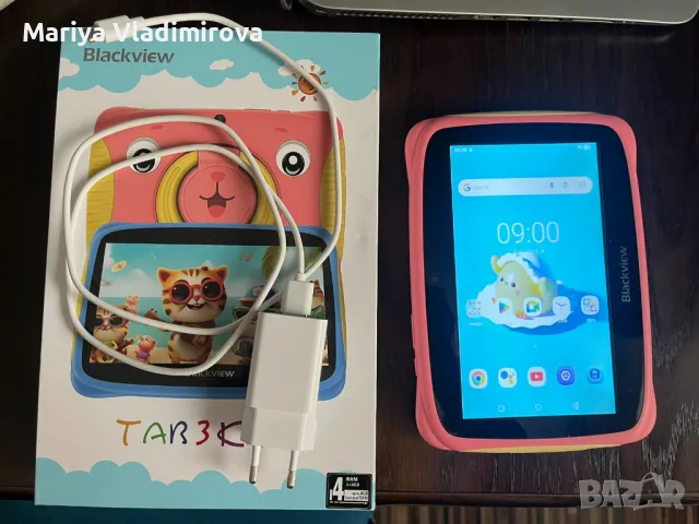 Таблет Blackview - Tab 3 Kids, 7'', 2GB/32GB, розов, снимка 1 - Таблети - 47456886