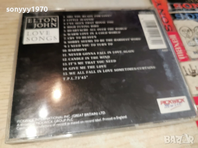 ELTON JOHN CD-ВНОС GERMANY 0603261715H2E6R, снимка 13 - CD дискове - 53737279