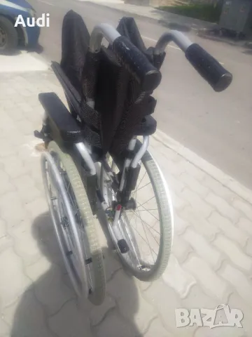 Чисто нова инвалидна рингова количка. За възрастни, оперирани, трудно подвижни хора.  Сгъваема, степ, снимка 2 - Инвалидни колички - 50408278