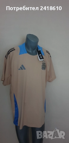 Adidas Argentina Aeroready Mens Slim Fit  Size XL  НОВО! ОРИГИНАЛ! Мъжка Тениска!, снимка 4 - Тениски - 51445706