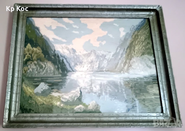 гоблен „Христос на Елеонската планина“, снимка 7 - Гоблени - 50991896