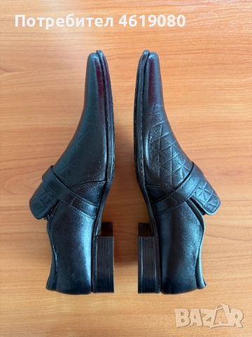 Мъжки официални обувки – естествена кожа, номер 40, снимка 2 - Официални обувки - 52056544