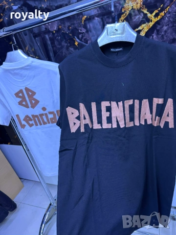 Balenciaga Мъжка Нова Тениска Два Цвята Реални Снимки , снимка 2 - Тениски - 53295105