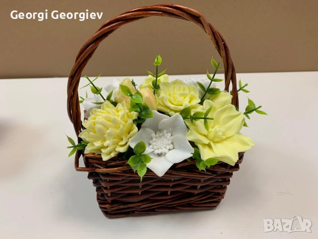 цветя изработени с глицеринов ароматен сапун и Българска роза 🌹 Стара Загора Център., снимка 4 - Изкуствени цветя - 52838911