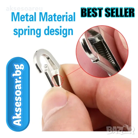Нови 5 бр. метални подвижни дръжки за ципове за незабавен ремонт „Направи си сам“ замяна на цип , снимка 10 - Други - 53109796
