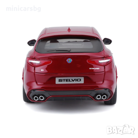 Метални колички: Alfa Romeo Stelvio - Bburago, снимка 5 - Колекции - 44942874