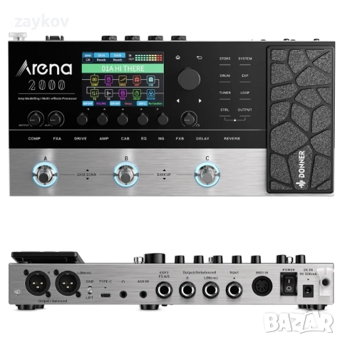 Мултиефектен педал Donner Arena 2000