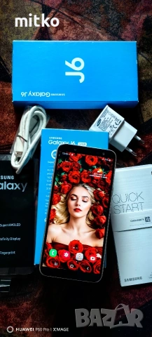 SAMSUNG GALAXY J6 DUOS GOLD-Перфектно състояние.Пълен комплект , снимка 2 - Samsung - 53022946