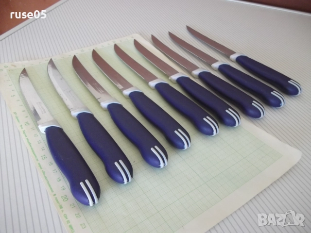 Лот от 9 бр. ножа "TRAMONTINA", снимка 7 - Прибори за хранене, готвене и сервиране - 51713051