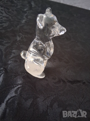 Фигурки Мече И Люлеещо конче Оловен кристал , снимка 11 - Колекции - 52033032