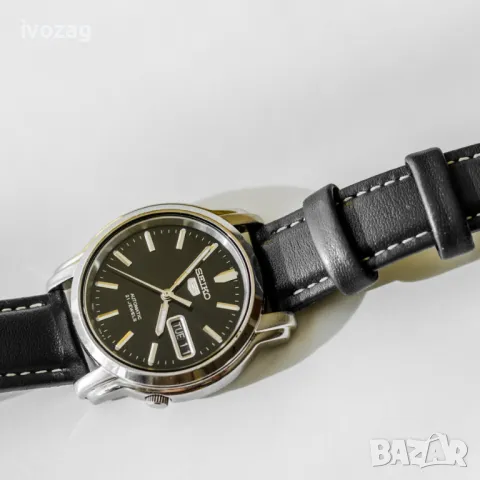 Мъжки часовник Seiko 5 Automatic , снимка 3 - Мъжки - 49087657