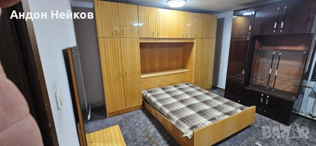 Комплект спалня с холова секция, снимка 2 - Спални и легла - 54188370