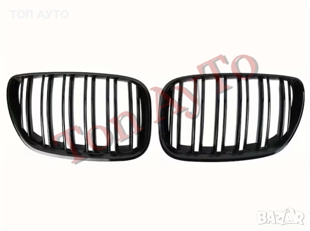 Двойни Бъбреци БМВ BMW Х5 E53 2004 - 2006 LCI Фесйслифт Черен Гланц Решетки, снимка 7 - Аксесоари и консумативи - 54147489