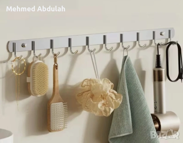 Здрави метални закачалки с 5 и 6 куки, снимка 9 - Други стоки за дома - 54217149