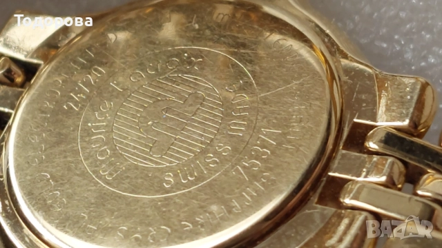 Оригинален Дамски кварцов часовник "Maurice Lacroix"26мм,циферблат перла седеф и брилянти, , снимка 12 - Дамски - 52807138