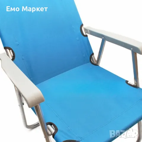 Сгъваем стол за плаж, пикник и къмпинг – Лек, удобен и практичен NS6005, снимка 8 - Столове - 49892300