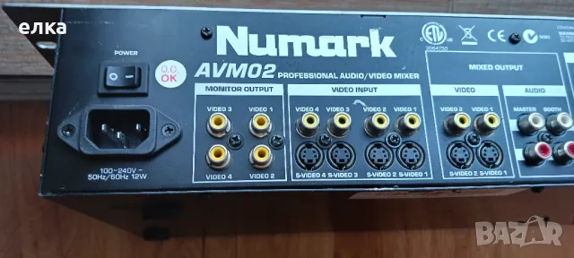 Professional Audio/Video Mixer/Numark AVM02 /, снимка 5 - Аудиосистеми - 48255692