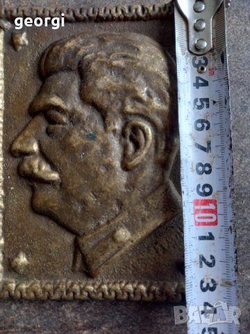 бронзова отливка Сталин , снимка 4 - Колекции - 44951369
