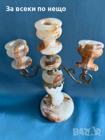 Свещник от Оникс, снимка 5 - Декорация за дома - 50263891