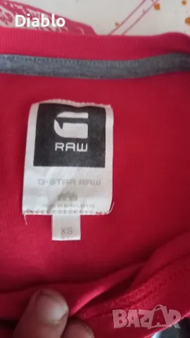 тениска g star raw xs, снимка 2 - Тениски - 46941759