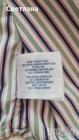 Детска риза с дълъг ръкав Ralf Lauren , снимка 5 - Детски ризи - 53911463