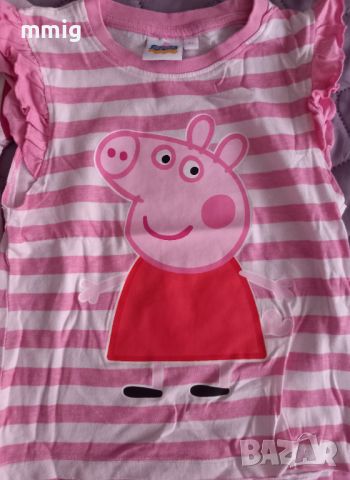 Нови детски блузи Peppa pig 6 год., снимка 2 - Детски Блузи и туники - 45286346