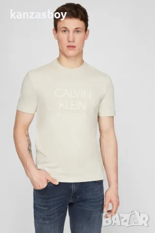 calvin klein - страхотна мъжка тениска ХЛ, снимка 1 - Тениски - 47021655