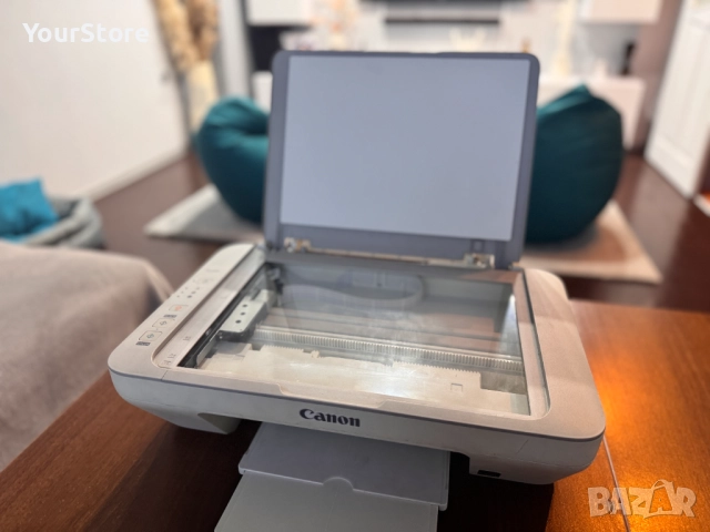 Мастиленоструен принтер и скенер Canon PIXMA MG2450 – отлично състояние, снимка 4 - Принтери, копири, скенери - 52563602