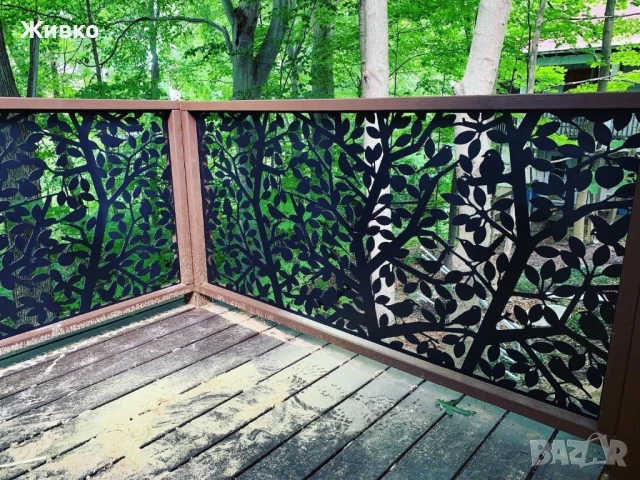 Лазерно рязане на пана за ограда – по поръчка