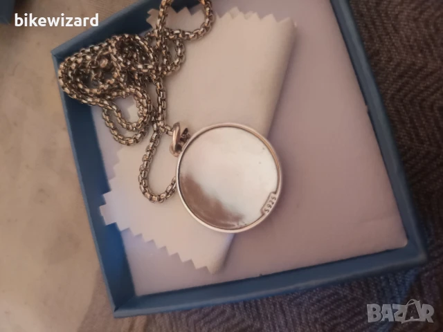 DOTBJ Колие с  карта на света сребърно и верижка от неръждаема стомана НОВО, снимка 7 - Колиета, медальони, синджири - 50766071