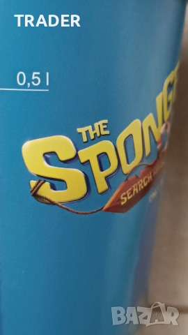 чаша със сламка spongebob squarepants Спонджбоб квадратни гащи , снимка 5 - Чаши - 32056460