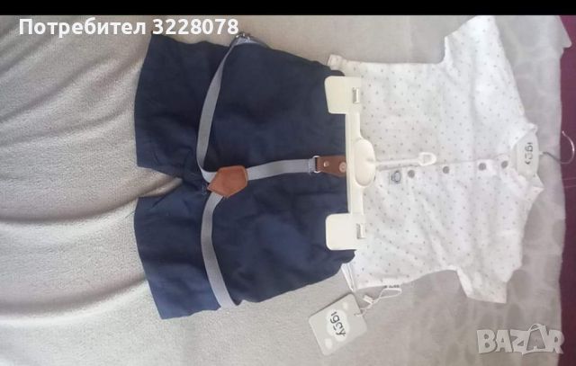 Риза с панталонки., снимка 2 - Комплекти за бебе - 45565553