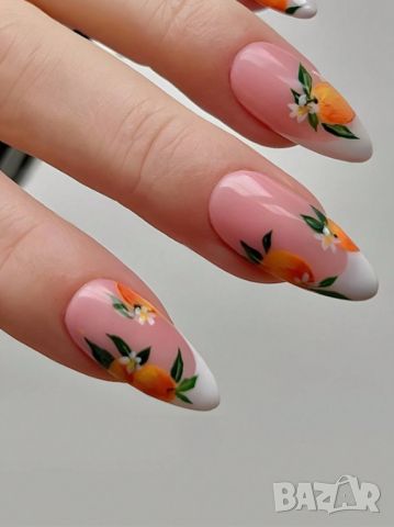 👑 💗Комплект Разкошни Press-on Изкуствени Нокти 24 броя 💋 КОД : nail1169💗 👑 💋 ➡️ 😱Уникалниииии, снимка 1 - Продукти за маникюр - 46713408