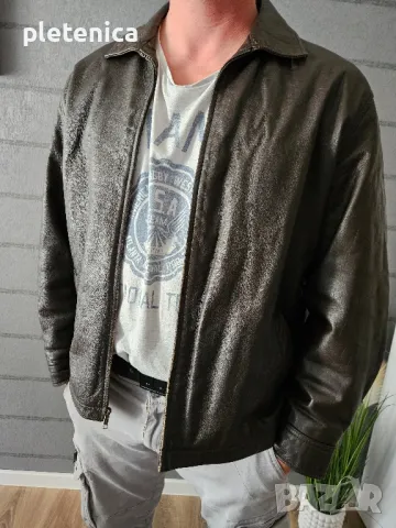 Мъжко кожено яке GAP , снимка 2 - Якета - 49976254