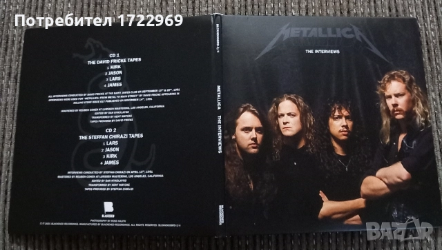 Metallica interview CD, снимка 4 - CD дискове - 52538295