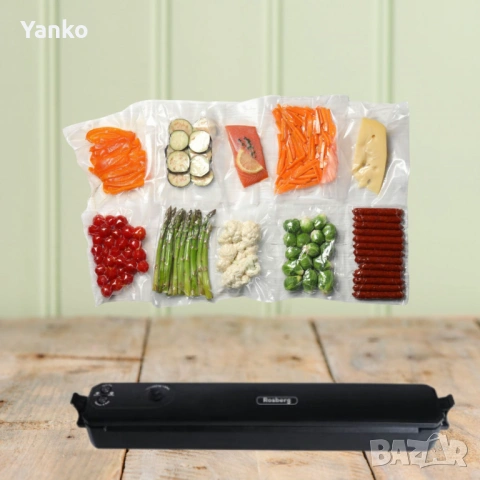 Уред за вакуумиране Rosberg R51987F – свежест до 3 пъти по-дълго + 10 торбички, снимка 2 - Други - 53909818